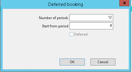 deferred booking